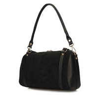 Torebka skórzana - TOSCANIO G163 CZARNY