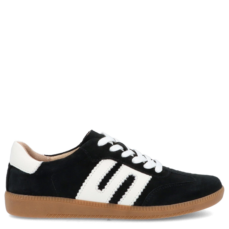 Sneakersy ze skóry - FILIPPO DP7492/25 CZARNE