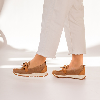 Hiszpańskie półbuty - HISPANITAS HV254065 BRĄZOWE