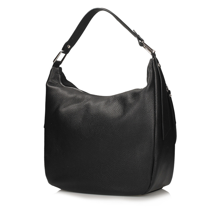 Torebka skórzana - TOSCANIO G107 CZARNY