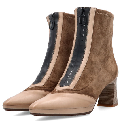 Hiszpańskie botki z zamkiem - HISPANITAS HI254186 BEŻOWE