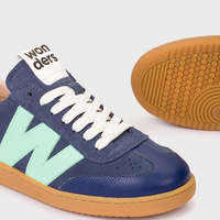 Hiszpańskie sneakersy premium - WONDERS AP-2001 CIEMNONIEBIESKIE