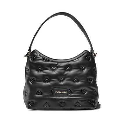Torebka damska - LOVE MOSCHINO JC4042PP1FLD0000  CZARNA
