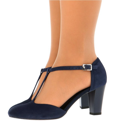 Buty taneczne - KOTYL 7063 GRANATOWE