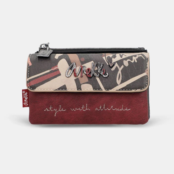 Portfel damski z klapką - ANEKKE MADEMOISELLE PARISIAN 41819-025