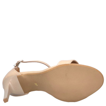 Sandały na szpilce - TYMOTEO LALA BEŻOWE