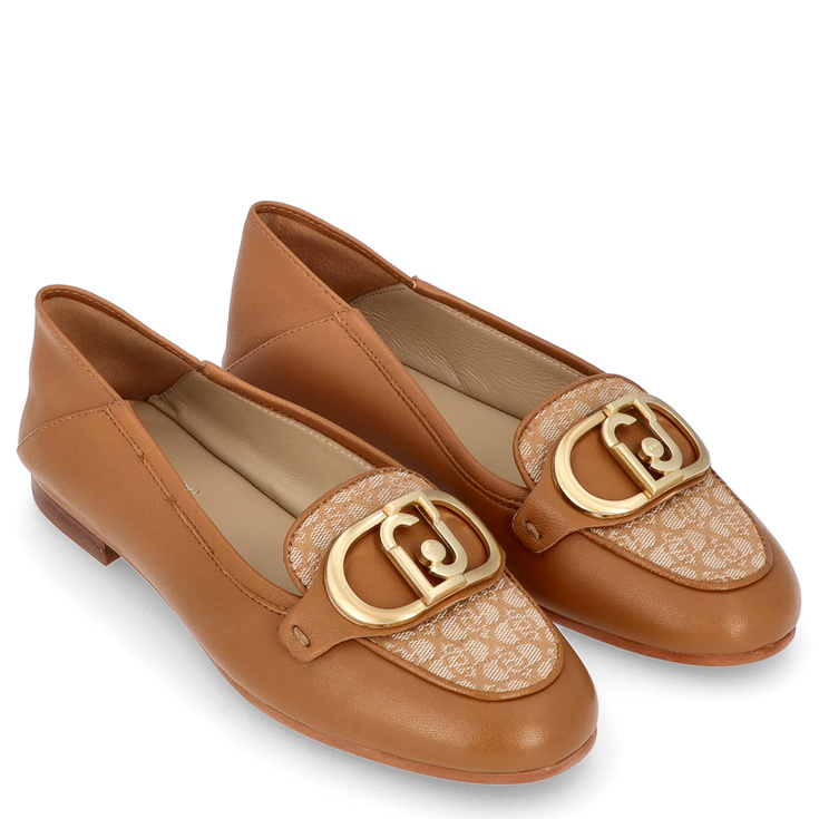 Eleganckie półbuty premium - LIU JO EMEL 03 BRĄZOWE