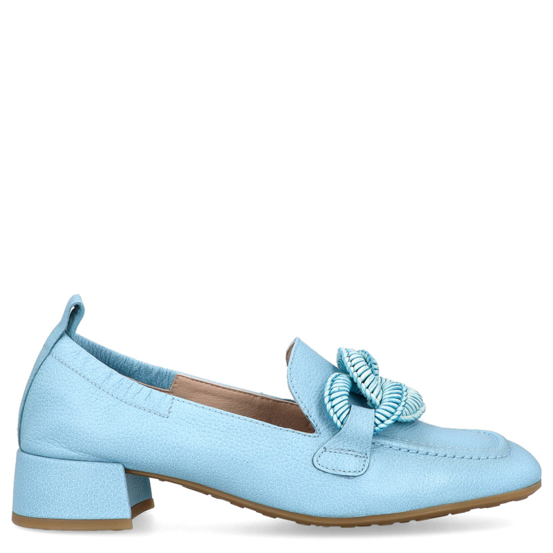 Hiszpańskie półbuty na obcasie - HISPANITAS HV254064 BŁĘKITNE