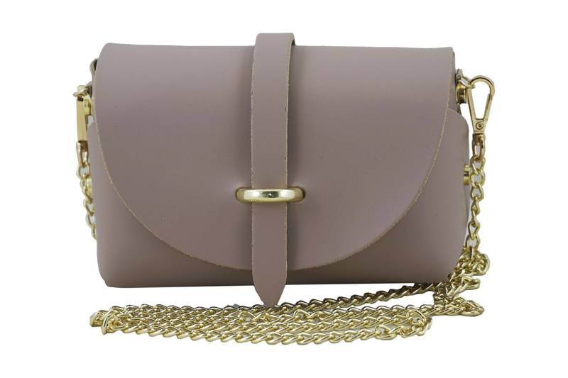 Torebka ze skóry naturalnej - BARBERINIS 537/1 RÓŻOWA