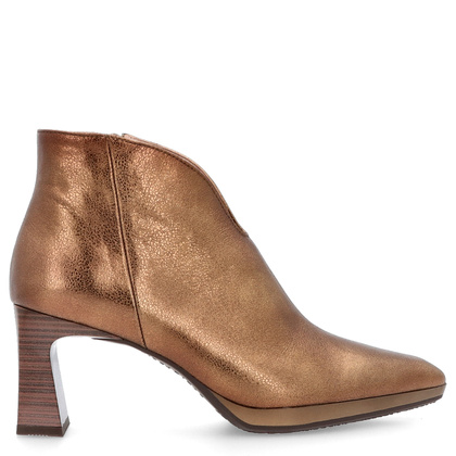 Hiszpańskie botki z wycięciem - HISPANITAS HI243576 STARE ZŁOTO