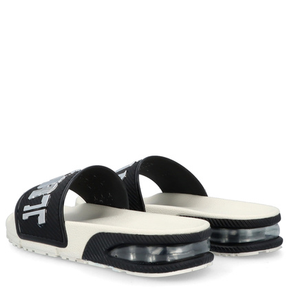 Klapki premium - PLEIN SPORT PACS USG0028 BIAŁO-CZARNE