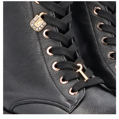 Klasyczne workery ze skóry - KARINO 5231 CZARNE