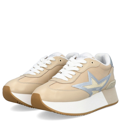 Sneakersy premium - LIU JO DREAMY 03 BF4039 PX527 BEŻOWE