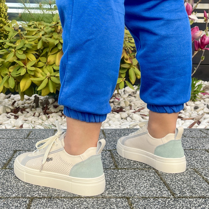 Sportowe buty damskie - FILIPPO DP6040/24 BEŻOWE