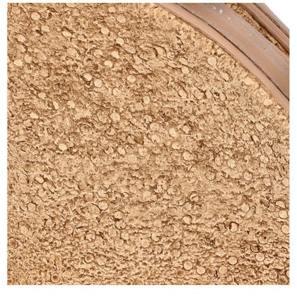 Sandały damskie na koturnie - TYMOTEO M2148 BEŻOWO ZŁOTE