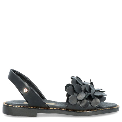 Damskie sandały ze skóry - LEMAR 40425 CZARNE