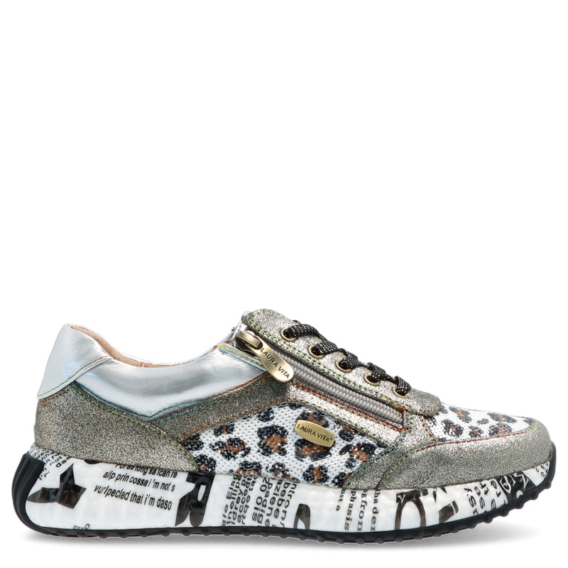 Modne sneakersy damskie - LAURA VITA BURTON 11 SZARE