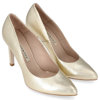 Klasyczne szpilki - BRAVO MODA 1373 ZŁOTE