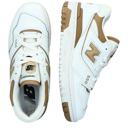Sneakersy damskie - NEW BALANCE BBW550BT BIAŁO-BRĄZOWE