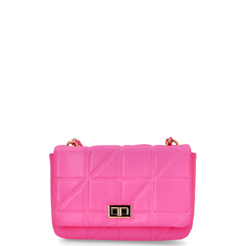 Pikowana torebka na ramię - MENBUR 85174 RÓŻOWA