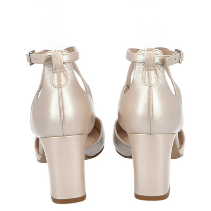 Czółenka z zapięciem - KOTYL 7101 PERŁOWE