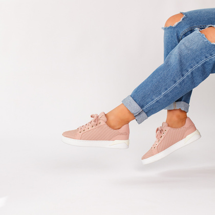 Sneakersy premium - GUESS REFRESH3 FL5RF3FAP12 RÓŻOWE