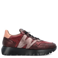Hiszpańskie sneakersy premium - WONDERS A-2491 BORDOWE