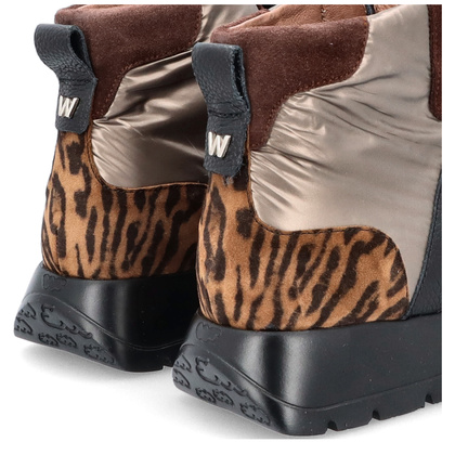 Hiszpańskie sneakersy za kostkę - WONDERS A-2471 MULTIKOLOR