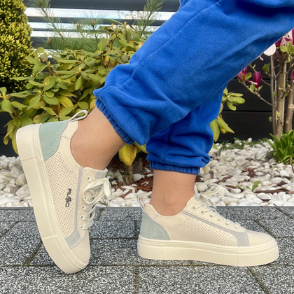 Sportowe buty damskie - FILIPPO DP6040/24 BEŻOWE