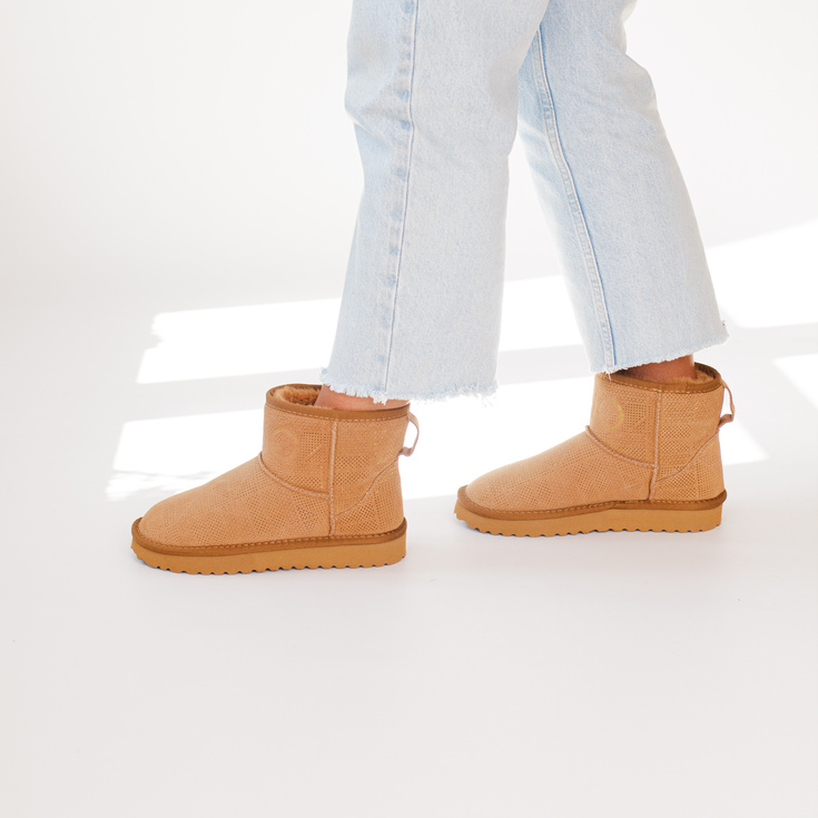 Śniegowce damskie premium - LIU JO JIL 02 CAMEL