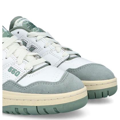 Sneakersy damskie - NEW BALANCE BBW550NED BIAŁO-ZIELONE