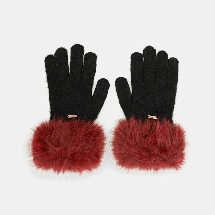 Dzianinowe rękawiczki damskie - ANEKKE MADEMOISELLE 41482-071