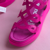 Hiszpańskie sandały - WONDERS A-4503 RÓŹOWE