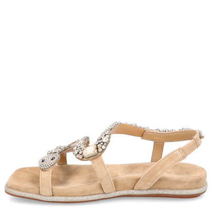 Eleganckie hiszpańskie sandały - ALMA EN PENA V240840 BEŻOWE