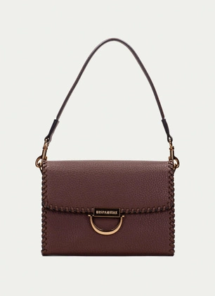 Hiszpańska torebka z klapką -  HISPANITAS BI254148 BRĄZOWA