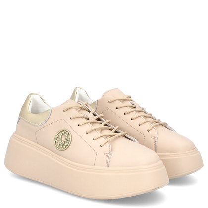 Sportowe buty damskie - FILIPPO DP6058/24 BEŻOWE