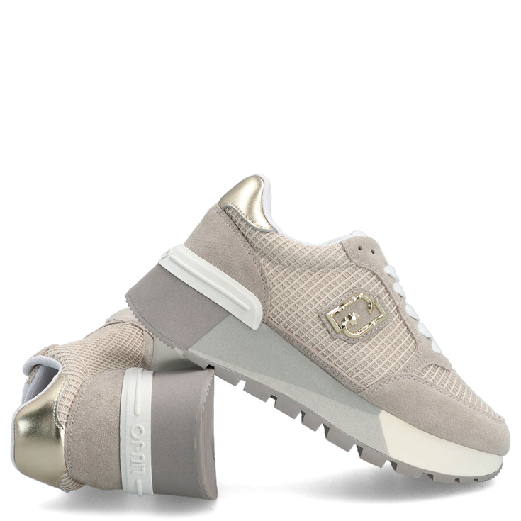 Sneakersy premium  - LIU JO AMAZING 25 BEŻOWE