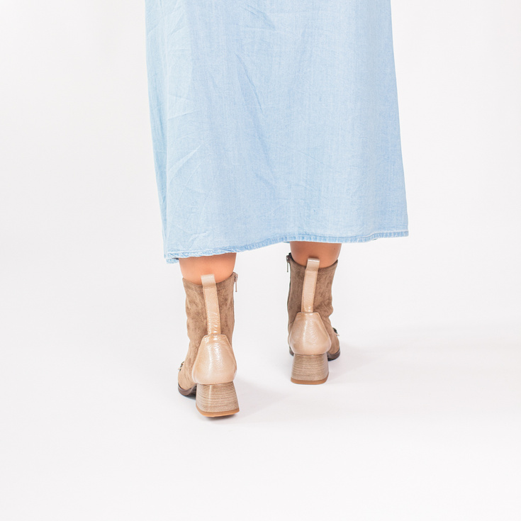 ZESTAW BUTY + TOREBKA - HISPANITAS HI254219 TOSCANIO G100 BEŻOWY