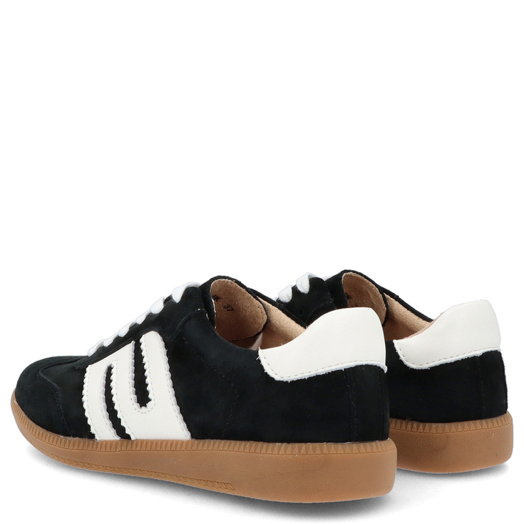 Sneakersy ze skóry - FILIPPO DP7492/25 CZARNE