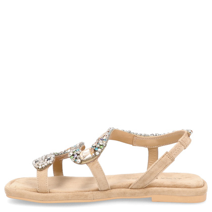 Eleganckie hiszpańskie sandały - ALMA EN PENA V240822 BEŻOWE