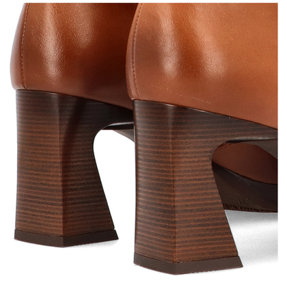 Hiszpańskie botki z wycięciem - HISPANITAS HI254244 BRĄZOWE