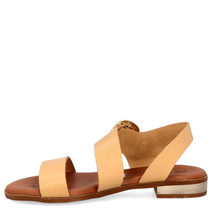 Eleganckie sandały ze skóry - OH! MY SANDALS 5333 BEŻOWE