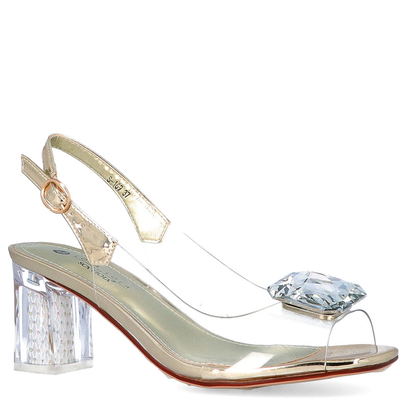 Sandały silikonowe - SCAVIOLA S-169 ZŁOTE