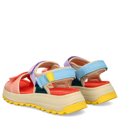 Damskie sandały zapinane na rzep - GIOSEPPO 75535 KOLOROWE