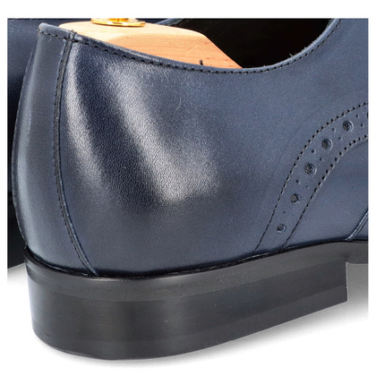 Wizytowe półbuty męskie - TAPI A-6688 GRANATOWE