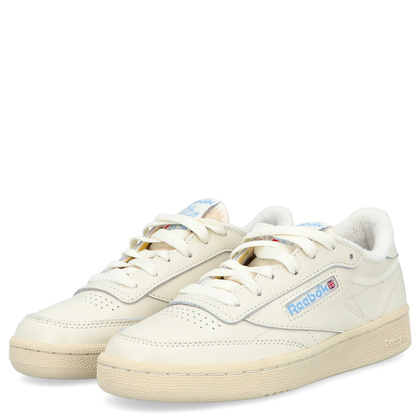 Sneakersy damskie - REEBOK CLUB C 85 VINTAGE GX3687 BEŻOWE