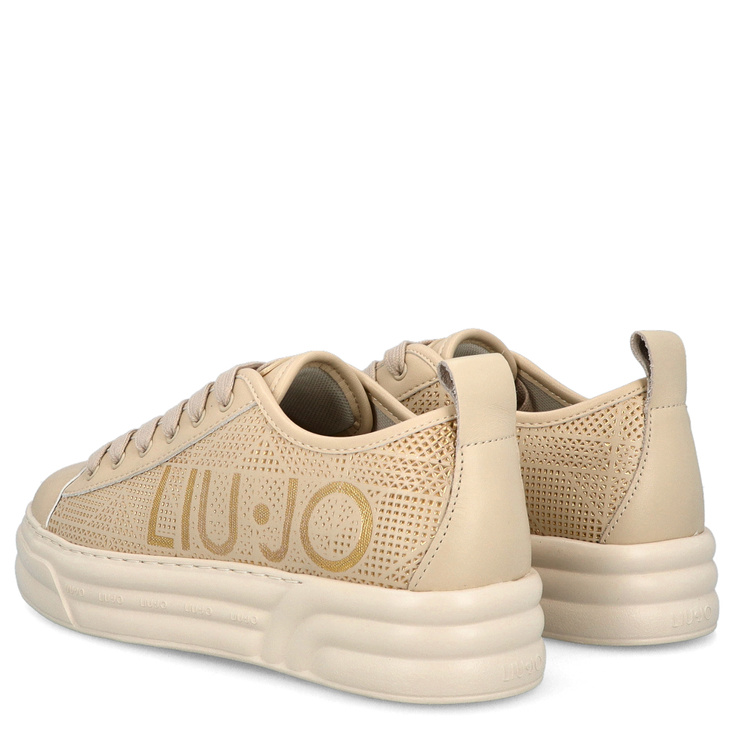 Sneakersy premium  - LIU JO CLEO 26 BF4031 P0102 BEŻOWE