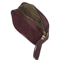 Klasyczna listonoszka ze skóry- TOSCANIO G88 BORDOWA