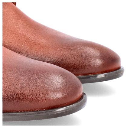 Półbuty skórzane męskie - LEADER 363-606 BRĄZOWE