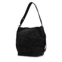 Torebka skórzana - TOSCANIO G100 CZARNY